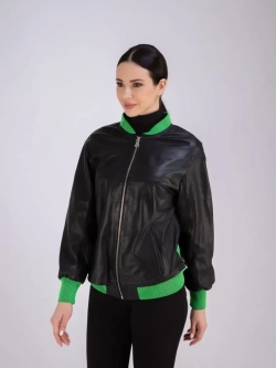 Куртка женская из натуральной кожи оверсайз Турция