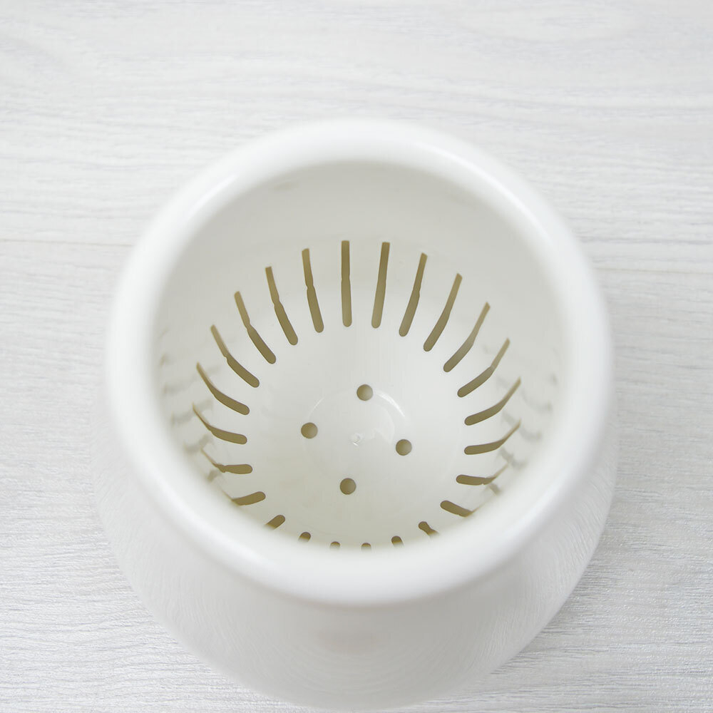 Ерш для туалета силиконовый с подставкой, 14*14*46см