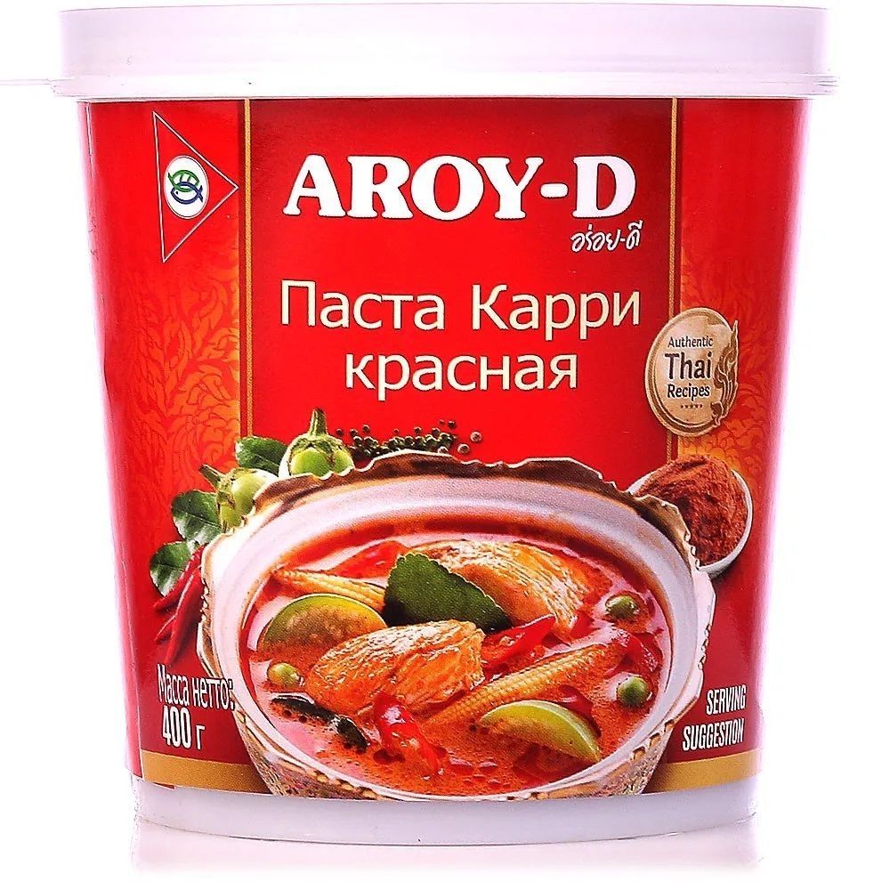 Aroy-D Паста Карри красная, 400 г