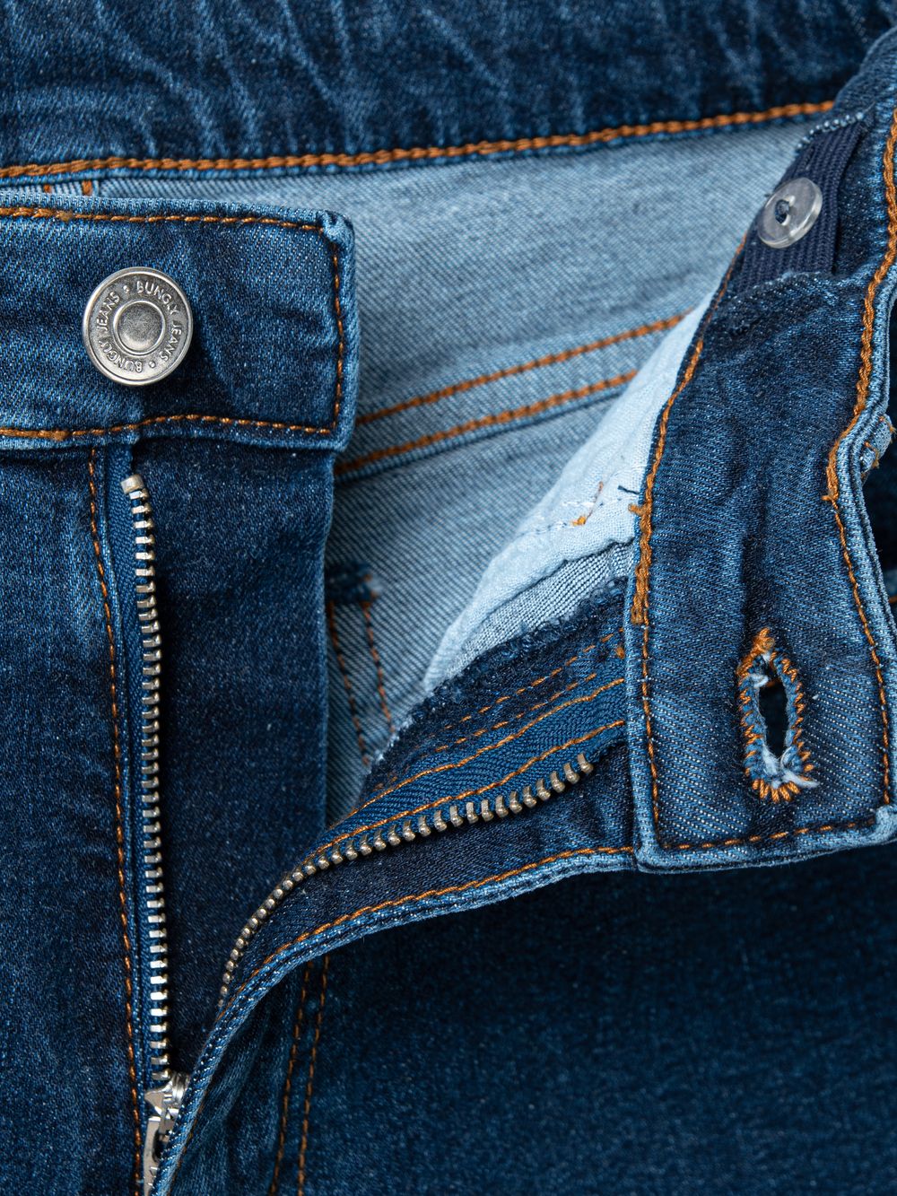 Джинсы прямые "Синие" 7+