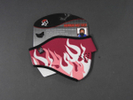 Маска неопрен Zan Headgear Neoprene , Pink/White Flame