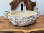 Раковина из мрамора Erozy Cream EM-65665 45х45х15 из натурального камня