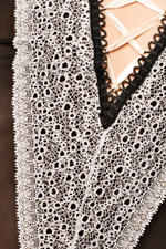 Сексуальное ками Shirley Corset SM (42-44) (Цвет: черный, белый)