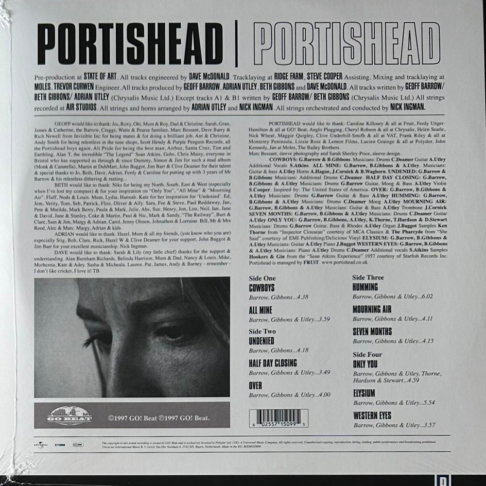 Portishead ‎– Portishead 2LP (Европа 2017г.)