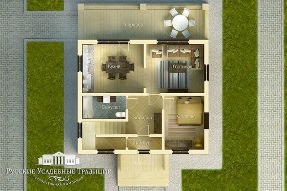 Проект двухэтажного дома &quot;Марсель&quot; 147 кв.м. с открытой террасой