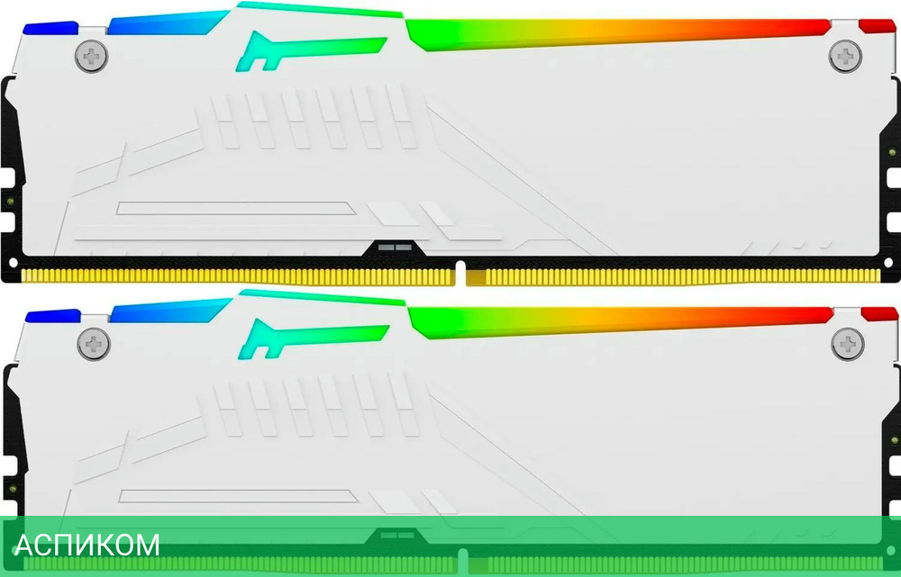 Оперативная память Kingston Fury Beast White Expo RGB DDR5 2x32GB (KF560C36BWEAK2-64)