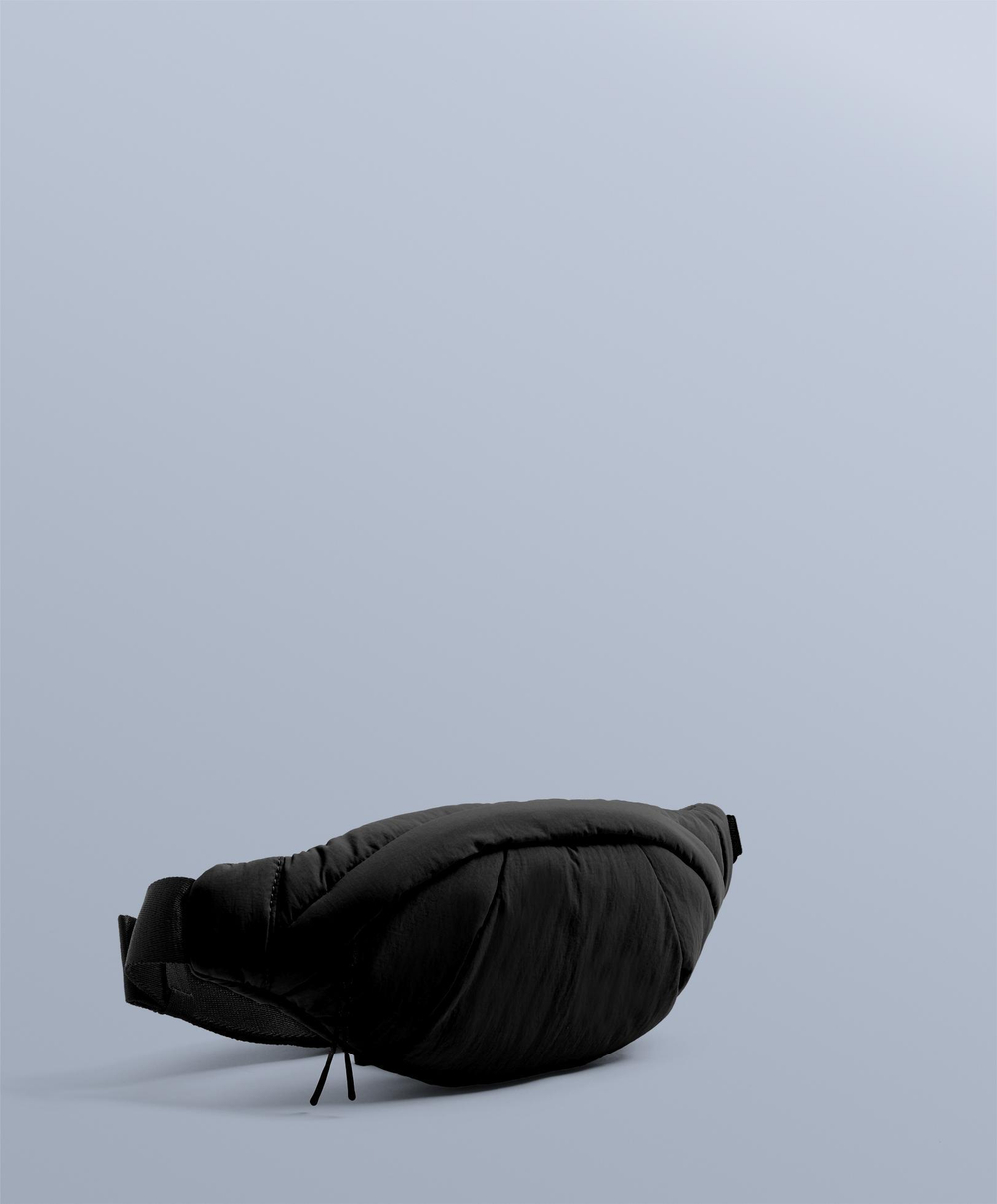 OYSHO Водонепроницаемая нейлоновая поясная сумка, черный