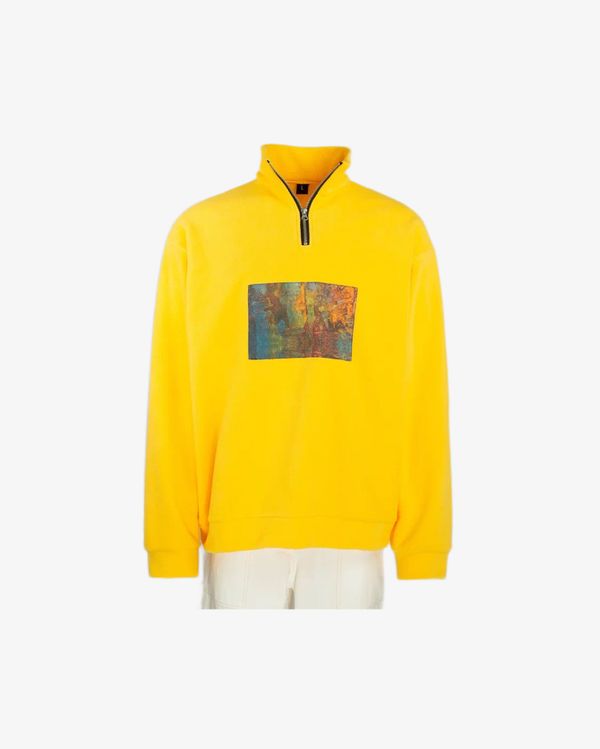 Толстовка SV6 Солнце желтая - фото 1