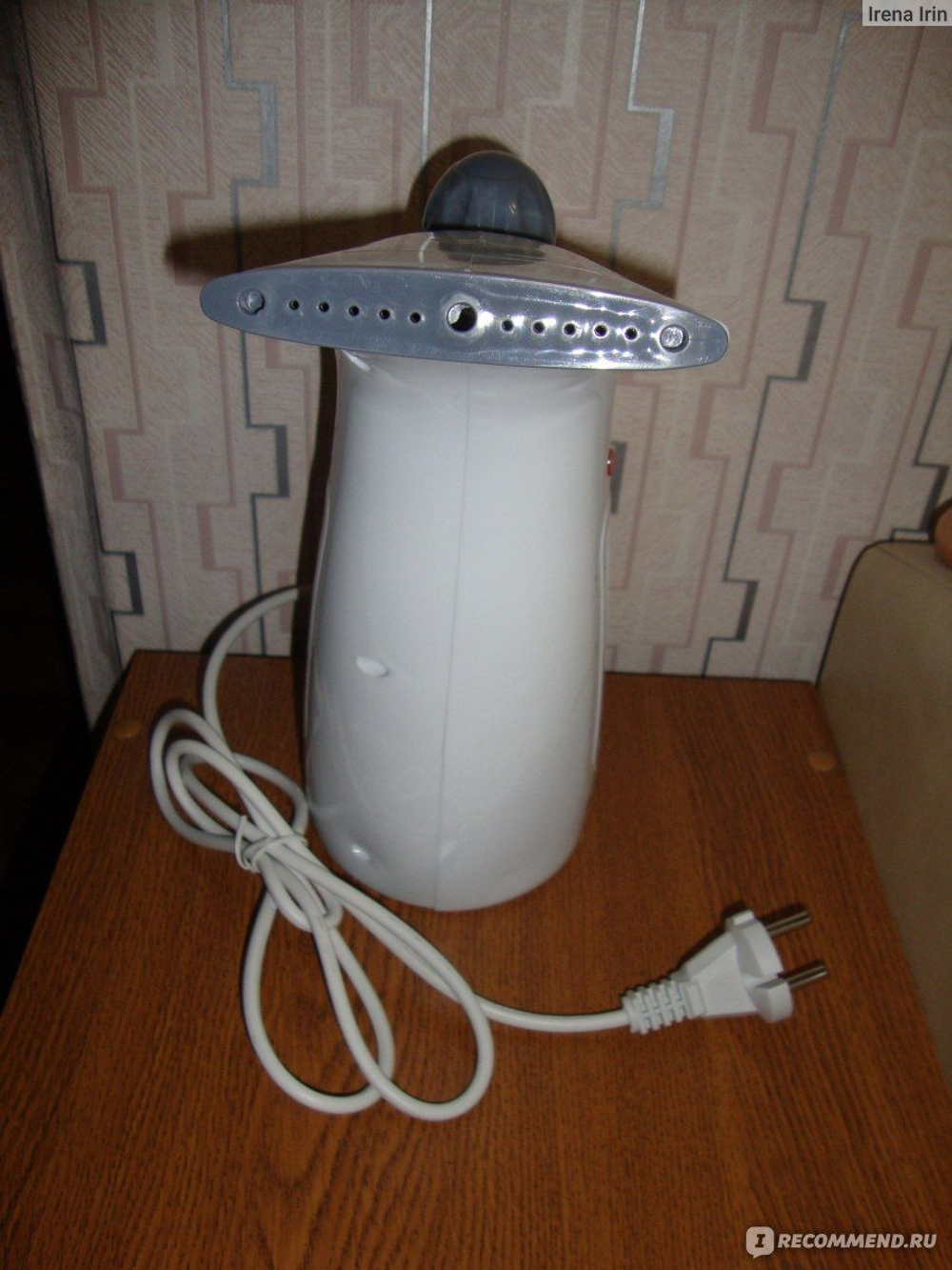 Ручной отпариватель одежды,  парогенератор ЭМРАН А7 с насадкой, 1400Вт, 250мл, цвет белый