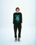 Лонгслив Подполье Sadness черный