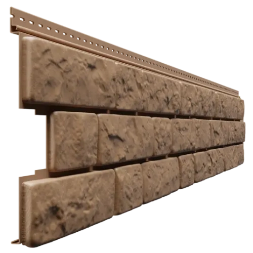 Сайдинг LUX под камень, Bergart, лесной фундук Döcke (Деке)