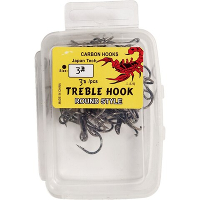 Крючок тройник (30шт в упк) №3