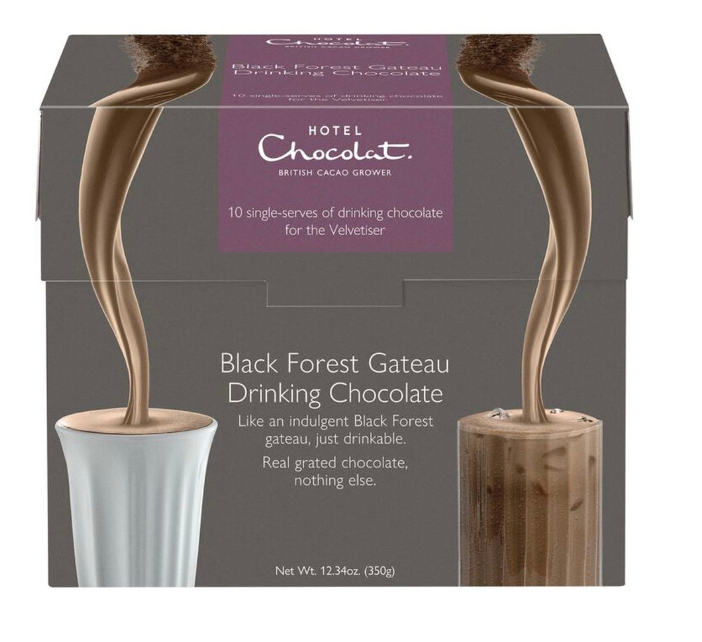 Hotel Chocolat Black Forest Gateau горячий шоколад (10 саше-пакетиков)
