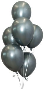 Шар (12"/30 см) Графит (578), металлик 12 шт.
