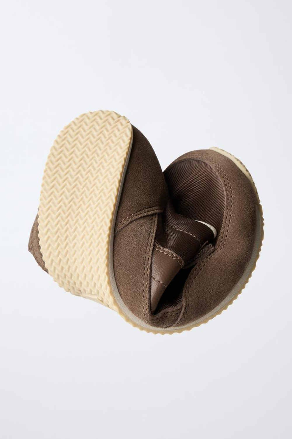 ZARA СПОРТИВНЫЕ КРОССОВКИ BAREFOOT, КОРИЧНЕВЫЙ