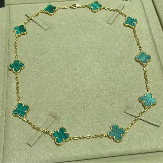 Винтажное колье Van Cleef & Arpels Alhambra, 10 мотивов