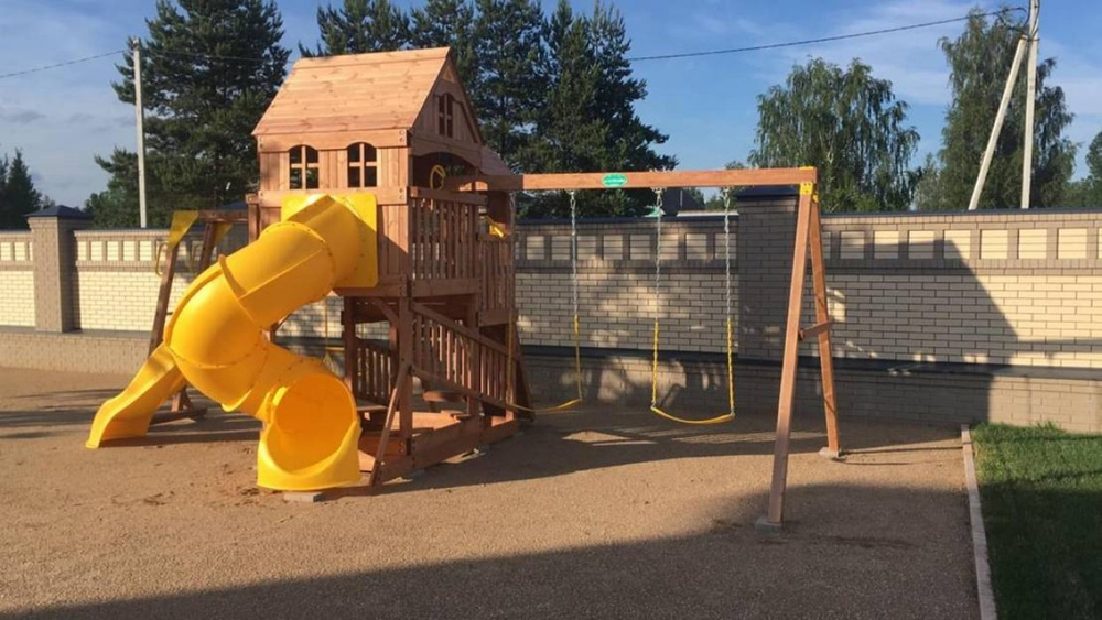 Игровая площадка MoyDvor Панорама с винтовой трубой с рукоходом