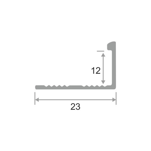 Латунный профиль ЛПО-Г12 2700 мм