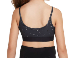 Топ для девочки теннисный Nike Dri-Fit Trophy Light-Support Sports Bra - black/white