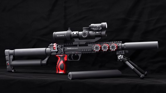 Пневматическая винтовка (до 3дж ) EDgun Леший 2.0 (5.5/6.35 мм, 250/350 мм)