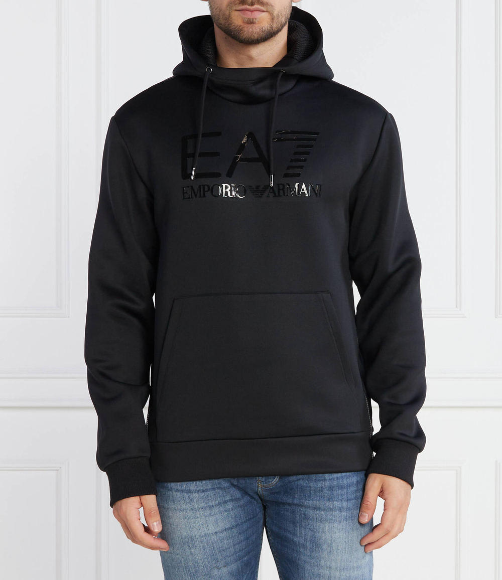 Худи EA7 - черный(6RPM18 PJHFZ)