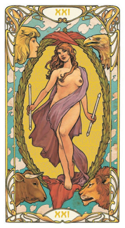 Таро Арт-Нуво Золотое (RUS)