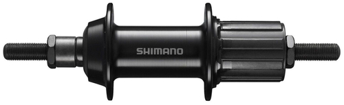 Втулка задн. Shimano TY500,  7ск., 36отв., OLD:135мм, на гайках, цв. черный,33820