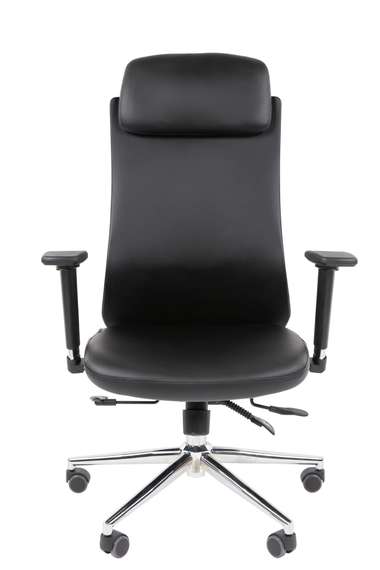 Офисное кресло Chairman 500LUX Россия экокожа черный