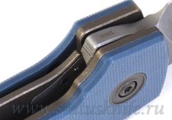 Нож Bob Terzuola ATCF Tanto Slate Blue Dropфотография - 7