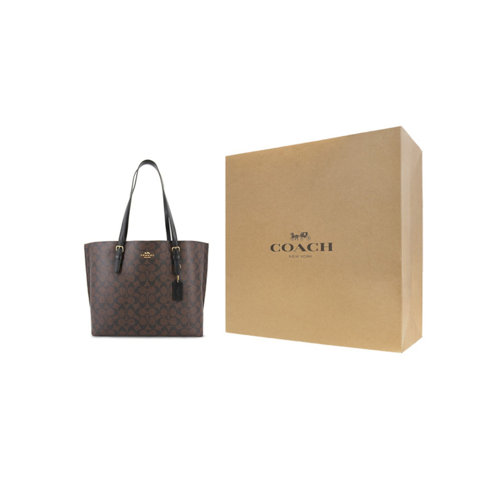 Сумка COACH Mollie 34 Logo Tote, 1665-IMAA8