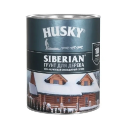 HUSKY SIBERIAN Акриловый биозащитный грунт для дерева 2,7л
