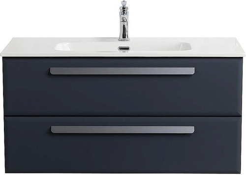 Тумба с раковиной Cezares ECO-CER-N 100 ECO-CER-N-1000-2C-SO-GR-P графит