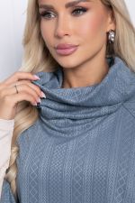 Пончо Арина (серое) Б11009 LT Collection