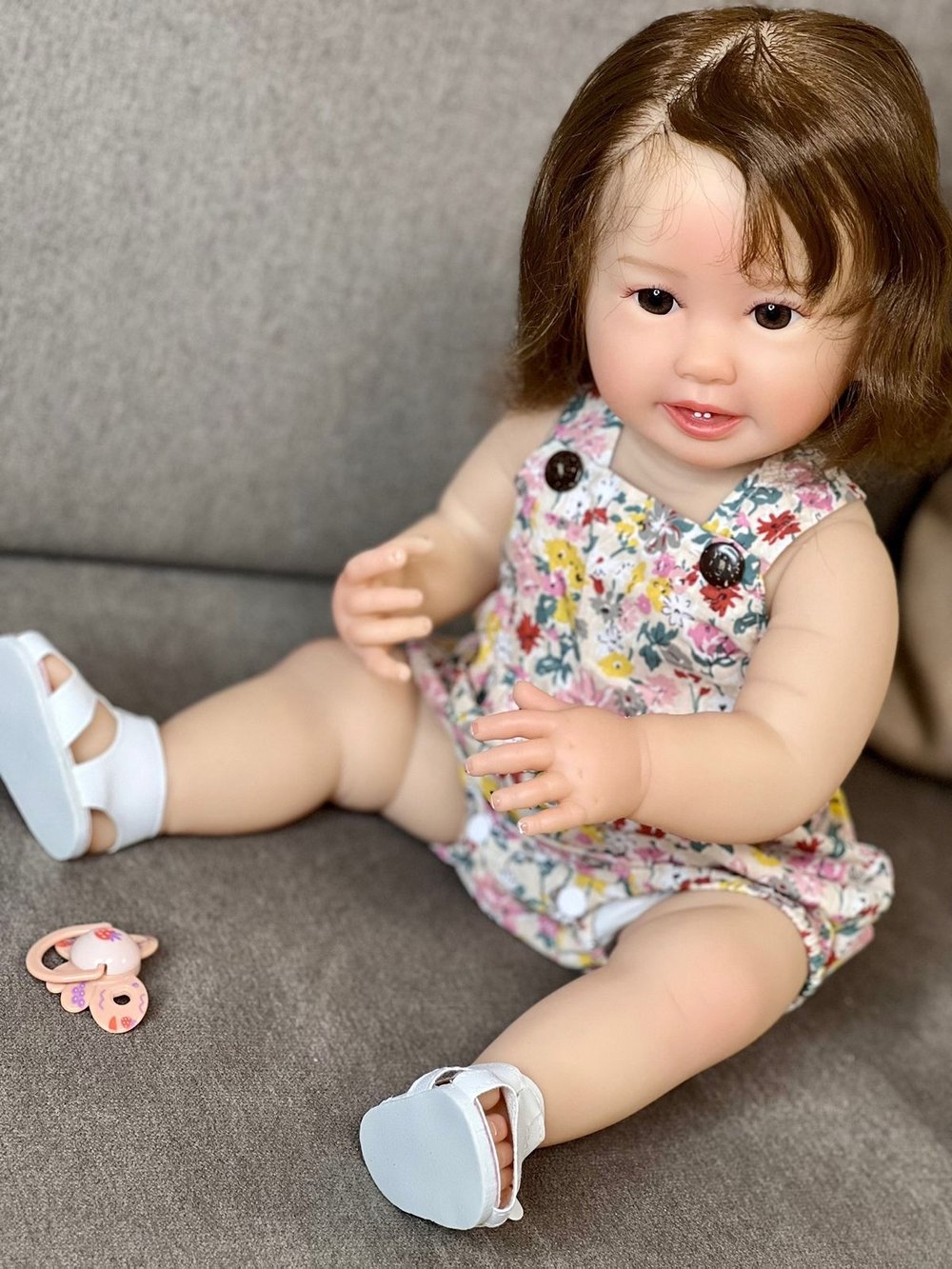 Кукла Реборн виниловая 55см в пакете (FA-135)