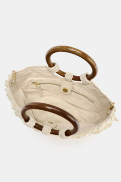 ZARA СУМКА-МЕШОК С ДЕКОРАТИВНЫМИ ДЕТАЛЯМИ, ЖЕМЧУЖНО-СЕРЫЙ