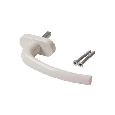 Ручка оконная металлическая для окон и дверей HOPPE белая, штифт 38