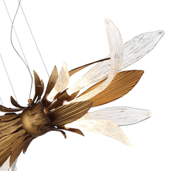 Люстра RP168416-11 bronze/clear