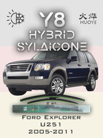 Щетки стеклоочистителя HUOYE Y8 525/525 мм на Dodge Dakota | Hook/J-Hook