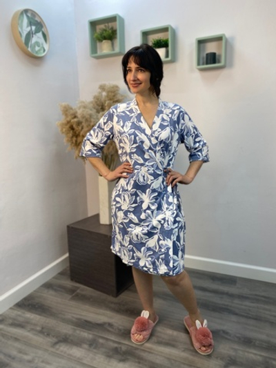 Халат женский "Эльза М.П" на запах (ТрикТекс)