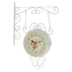 GAEM Часы настенные декоративные двусторонние, L37 W9 H52 см, (2xАА не прилаг.)