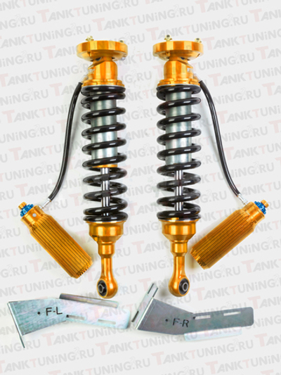 Tank300 / Tank500 Стойки передние (койловеры) комплект для лифта 2" с DSC (gold)