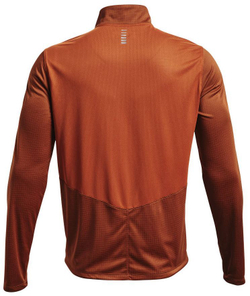 Мужская теннисная футболка теннисная Under Armour Men's UA Speed Stride 2.0 1/2 Zip - fox