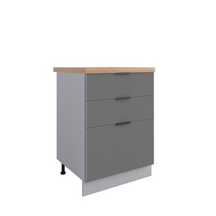 Кухня Модуль СМЯ 600 Мелисса Графит Скин