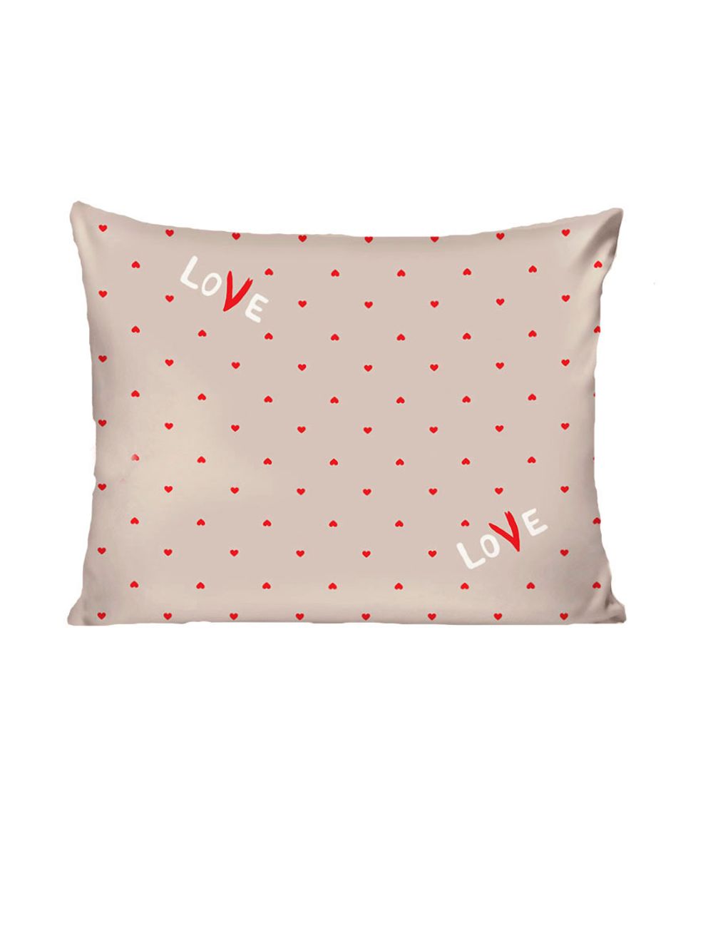 Постельное белье перкаль Сказка "Лав" 1,5-сп Наволочка 50х70 см 1 шт Простынь 150x215 см Пододеяльник 145x215 см