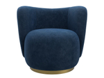 Кресло Лига-072, велюр BRUT 11 синий, Велюр, 131006