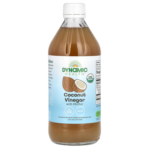 Dynamic Health, Кокосовый уксус с матерью, 473 мл (16 жидк. Унций)
