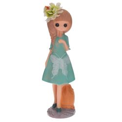 GAEM Фигурка декоративная "Девочка", L6,5 W6 H18,5 см, 4в.