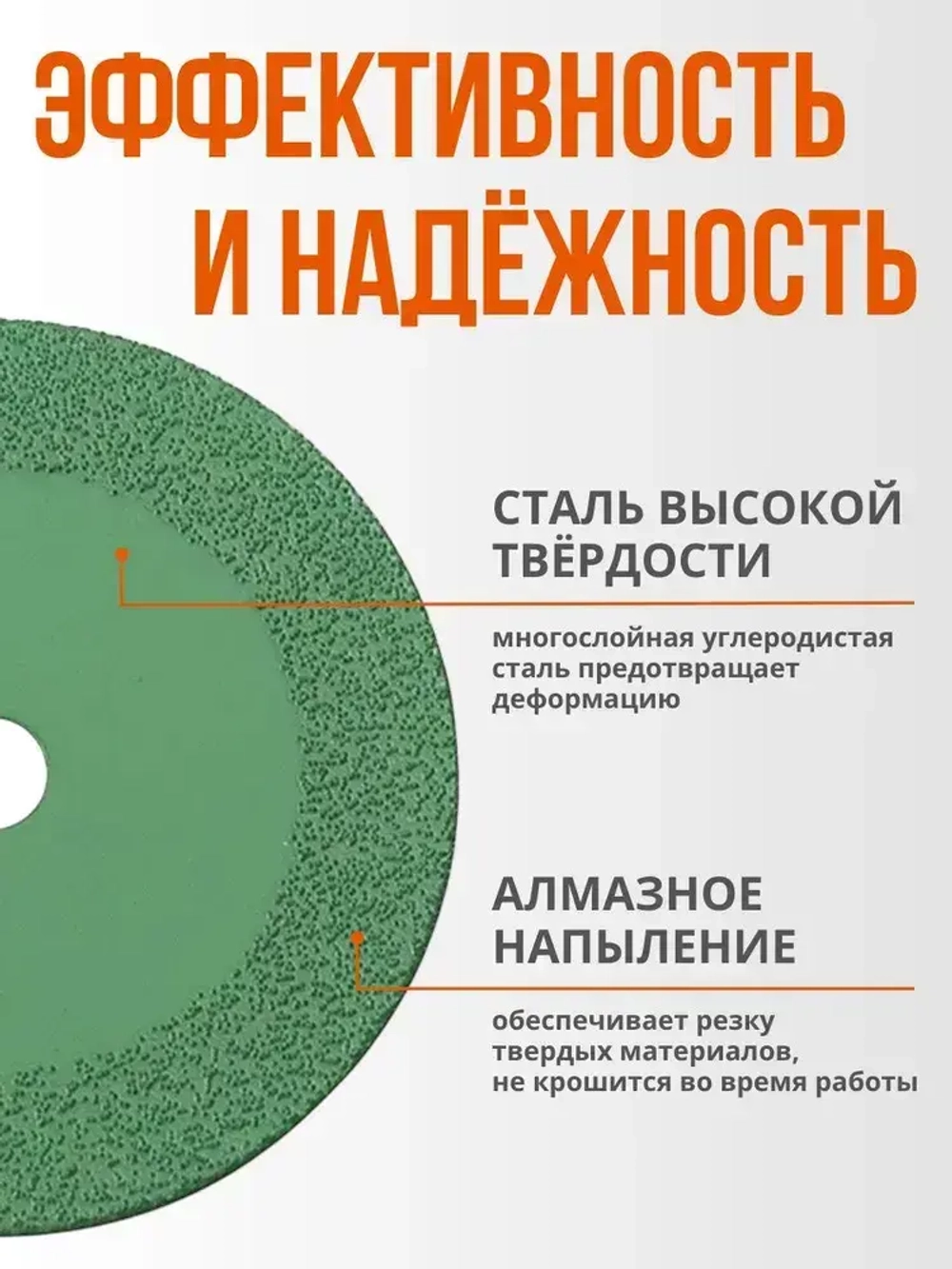 Алмазный диск для гравера, 40 мм./1 мм, набор 5 шт с концевиком под резьбу М10