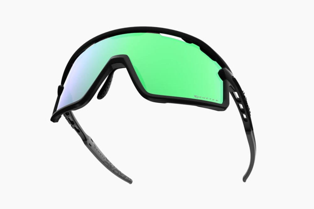 Спортивные очки Demetz Hurry / Mat Black Purple with Green Mirror Cat.3
