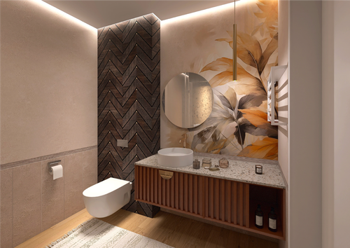 Панель ПВХ фотопечать 3D Panda Соната 2700х250 мм